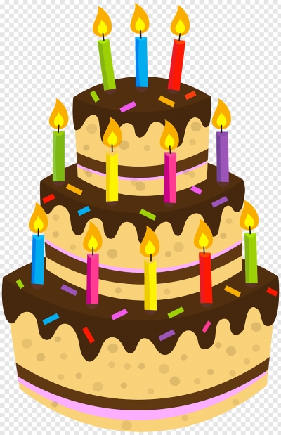 Miễn phí download Hình ảnh bánh sinh nhật 3 tầng trang trí nến. Định dạng file PNG. Chủ đề: bánh sinh nhật, sinh nhật, 