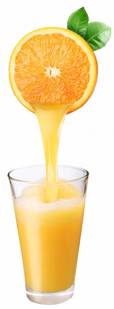 Hình ảnh ly nước cam, quả cam vắt nước - PNG
