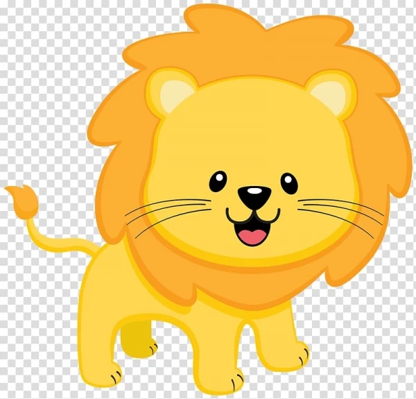 Hình ảnh sư tử nhỏ dễ thương - PNG