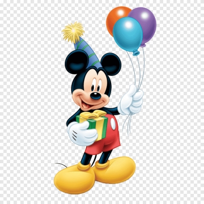 Miễn phí download PNG Chuột Mickey cầm quả bóng bay và hộp quà. Định dạng file PNG. Chủ đề: chuột mickey, hình chuột mickey, bóng bay, 