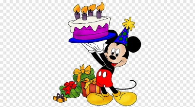 Miễn phí download Hình ảnh chuột Mickey và bánh sinh nhật. Định dạng file PNG. Chủ đề: sinh nhật, happy birthday, chuột mickey, 