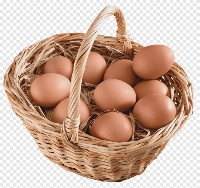 Miễn phí download Hình ảnh giỏ rơm đựng trứng gà. Định dạng file PNG. Chủ đề: quả trứng gà, thực phẩm tươi sống, 