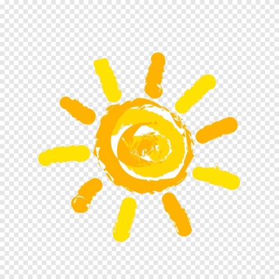 Miễn phí download Hình ảnh mặt trời vẽ tay tỏa nắng. Định dạng file PNG. Chủ đề: mặt trời, 