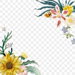 Miễn phí download Hoa lá mùa xuân góc viền đầy màu sắc PNG. Định dạng file PNG. Chủ đề: hình ảnh hoa trang trí, hình ảnh hoa trang trí góc, 