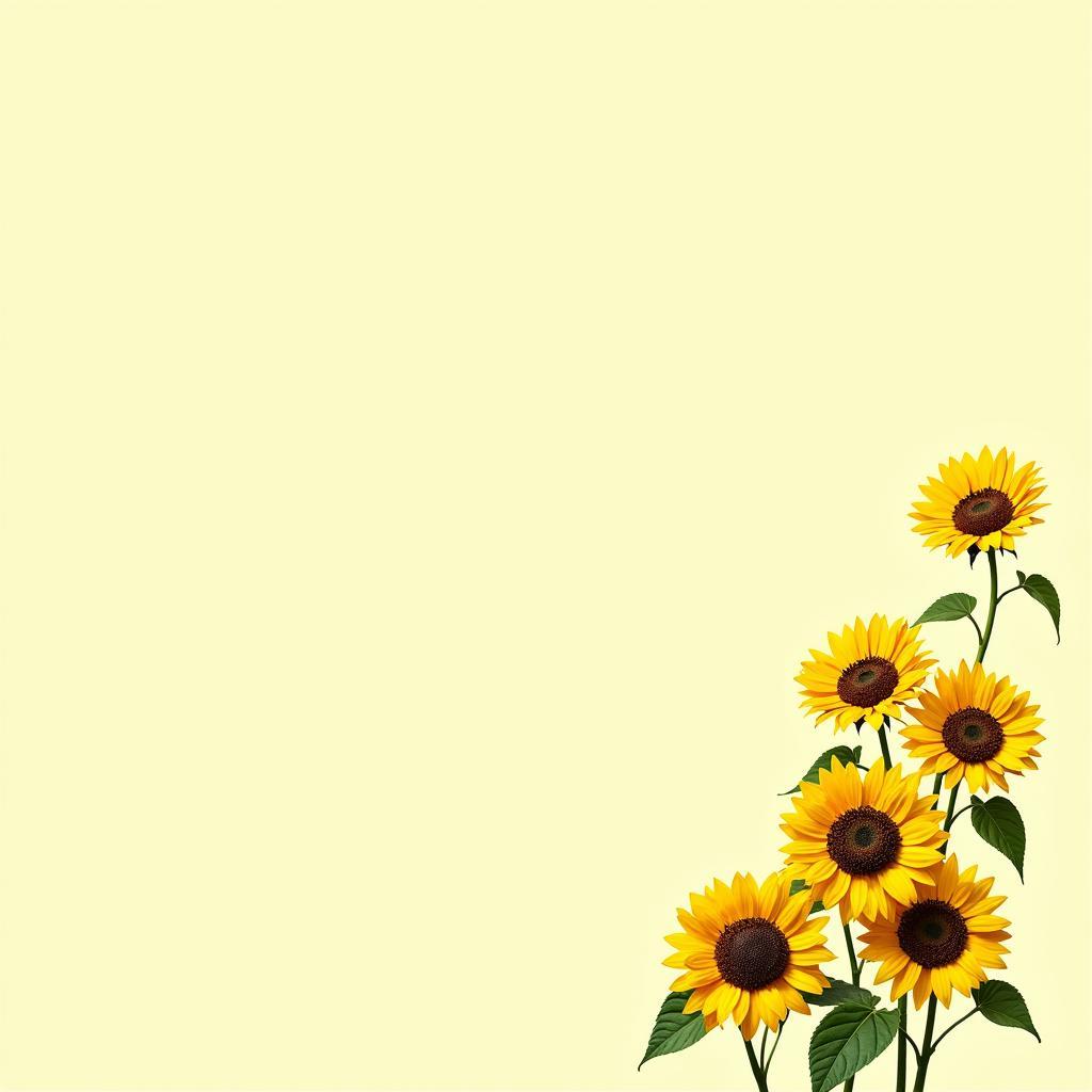 Background hoa hướng dương PNG chất lượng cao, hình ảnh chân thực, có nền trong suốt, sẵn sàng sử dụng cho thiết kế.