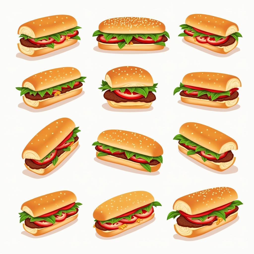 Bộ sưu tập bánh mì vector minh họa độc đáo, sẵn sàng tải xuống miễn phí cho mọi dự án thiết kế đồ họa.