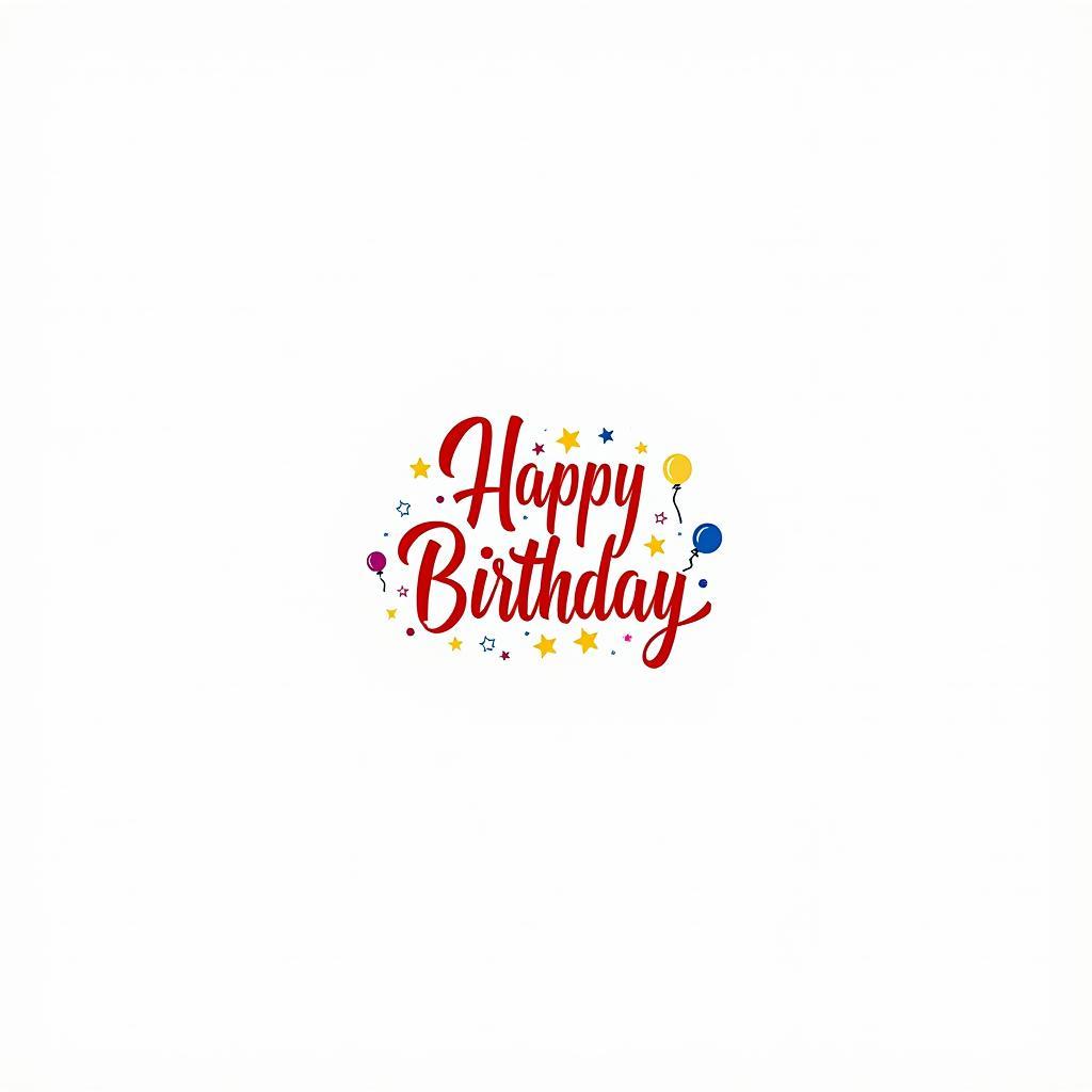 Bộ sưu tập chữ Happy Birthday vector và PNG đẹp, chất lượng cao cho thiết kế sinh nhật