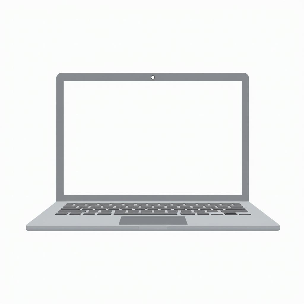 File máy tính laptop hiện đại vector tối giản dùng cho thiết kế website công nghệ.