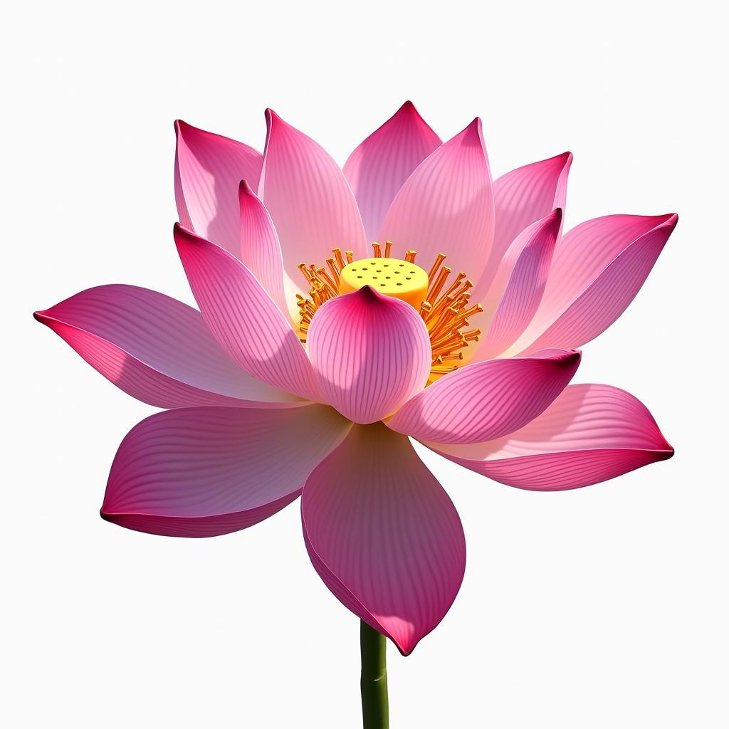 Hình ảnh hoa sen vector màu sắc tươi tắn, chất lượng cao tải miễn phí từ Thuviendohoa.vn