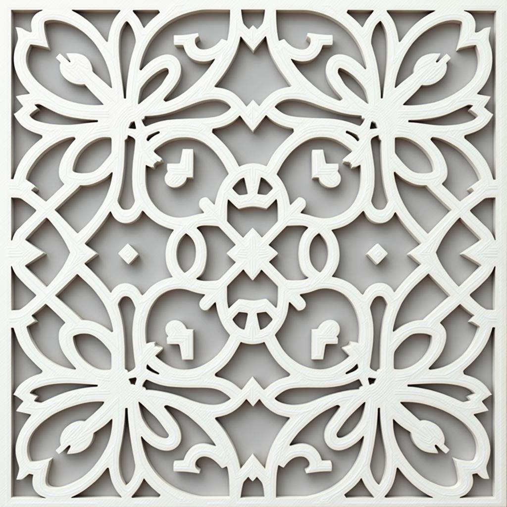 Tải miễn phí file vector hoa văn CNC hiện đại hình học cho vách ngăn.