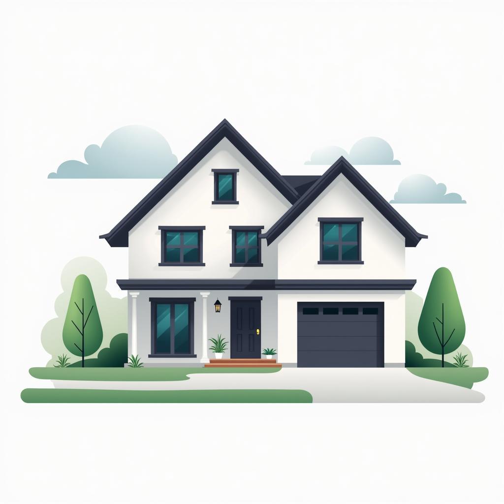 Tải miễn phí hình ảnh nhà vector cho các dự án thiết kế liên quan đến bất động sản
