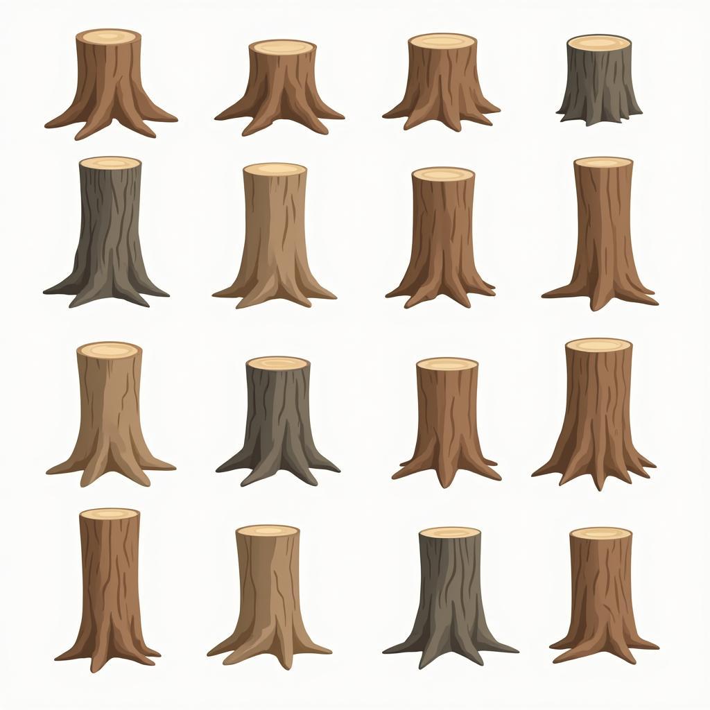 Hình ảnh thân cây vector chất lượng cao, miễn phí tải về, sử dụng trong thiết kế đồ họa.