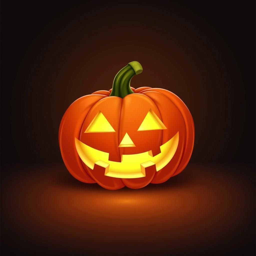 Bí Ngô Vector Đèn Lồng Halloween Chiếu Sáng Không Gian