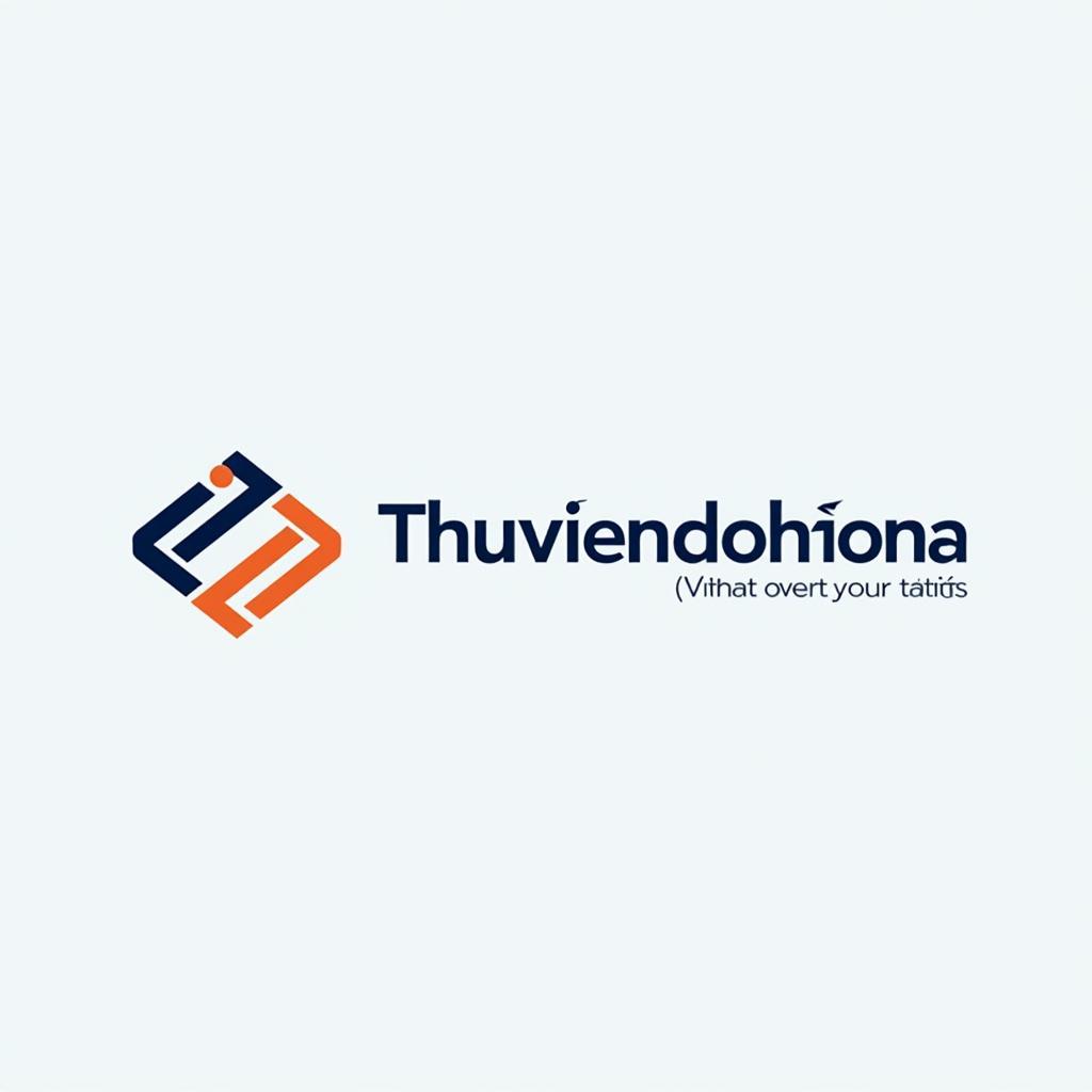 Biểu tượng logo Thuviendohoa.vn nét, chất lượng cao, đáng tin cậy