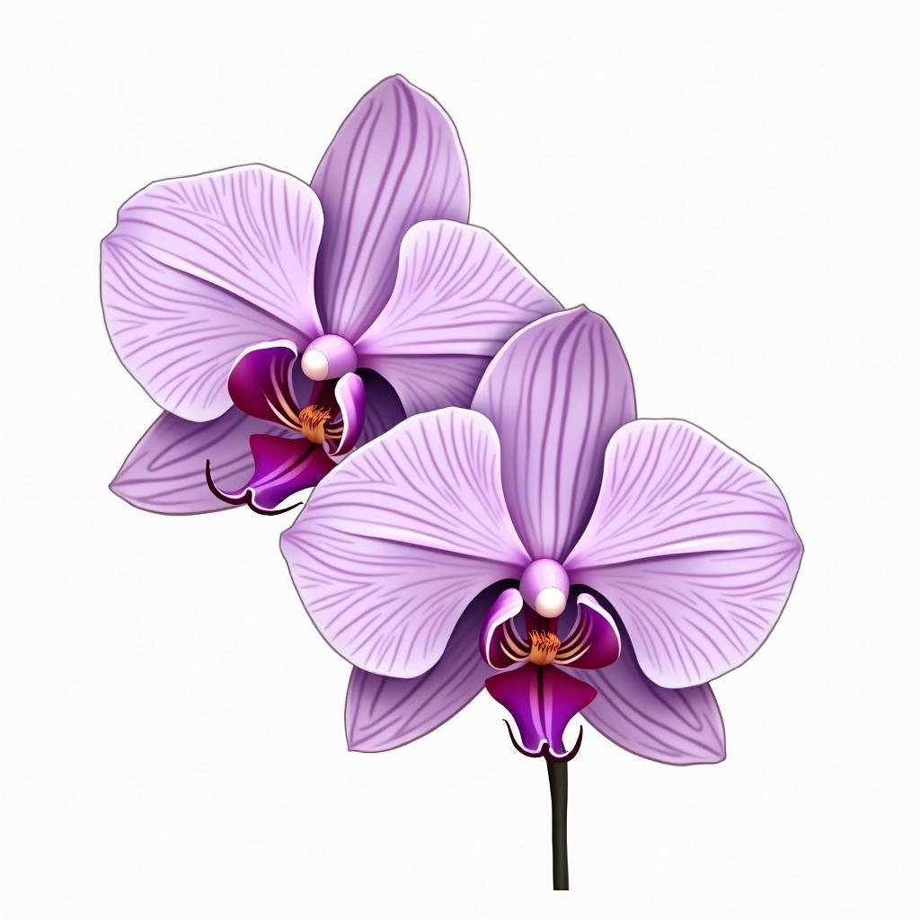 hoa lan hồ điệp tím vector đẹp mắt chất lượng cao