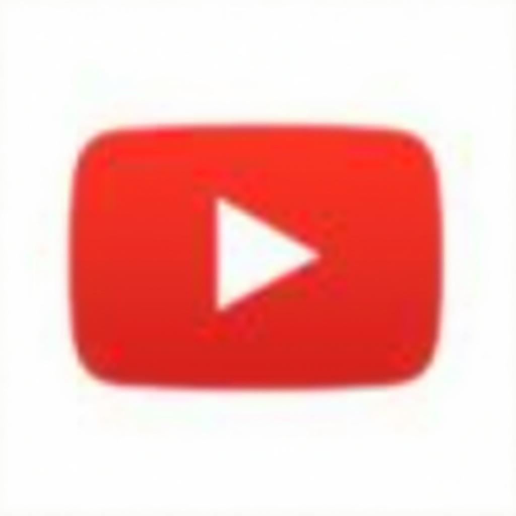 Logo Youtube vector đỏ trắng truyền thống chất lượng cao cho thiết kế