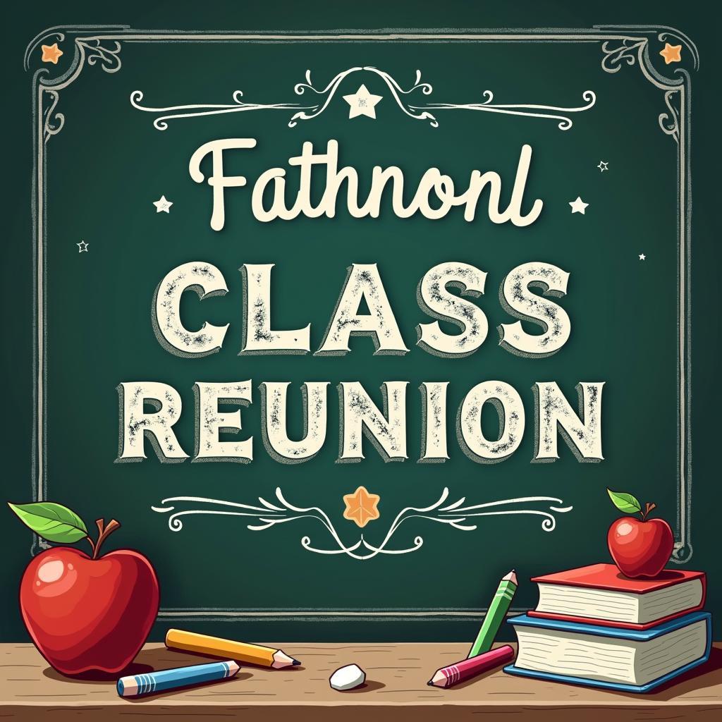 Phông Họp Lớp Phong Cách Hoài Cổ Vector Chất Lượng Cao