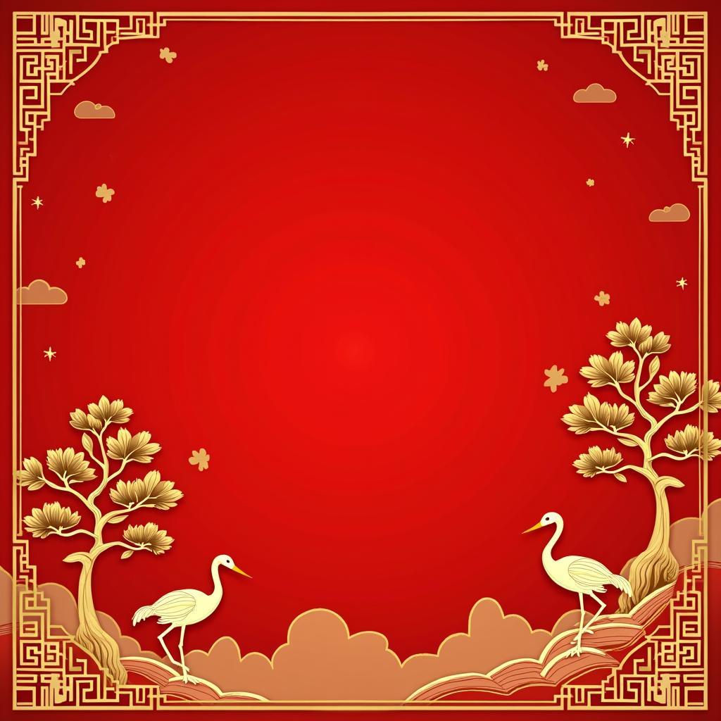 Phông mừng thọ vector họa tiết cổ điển chữ Thọ vàng