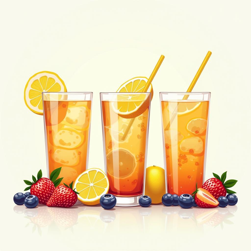 Trà Chanh Vector Pha Chế Biến Tấu Đầy Sáng Tạo và Hấp Dẫn