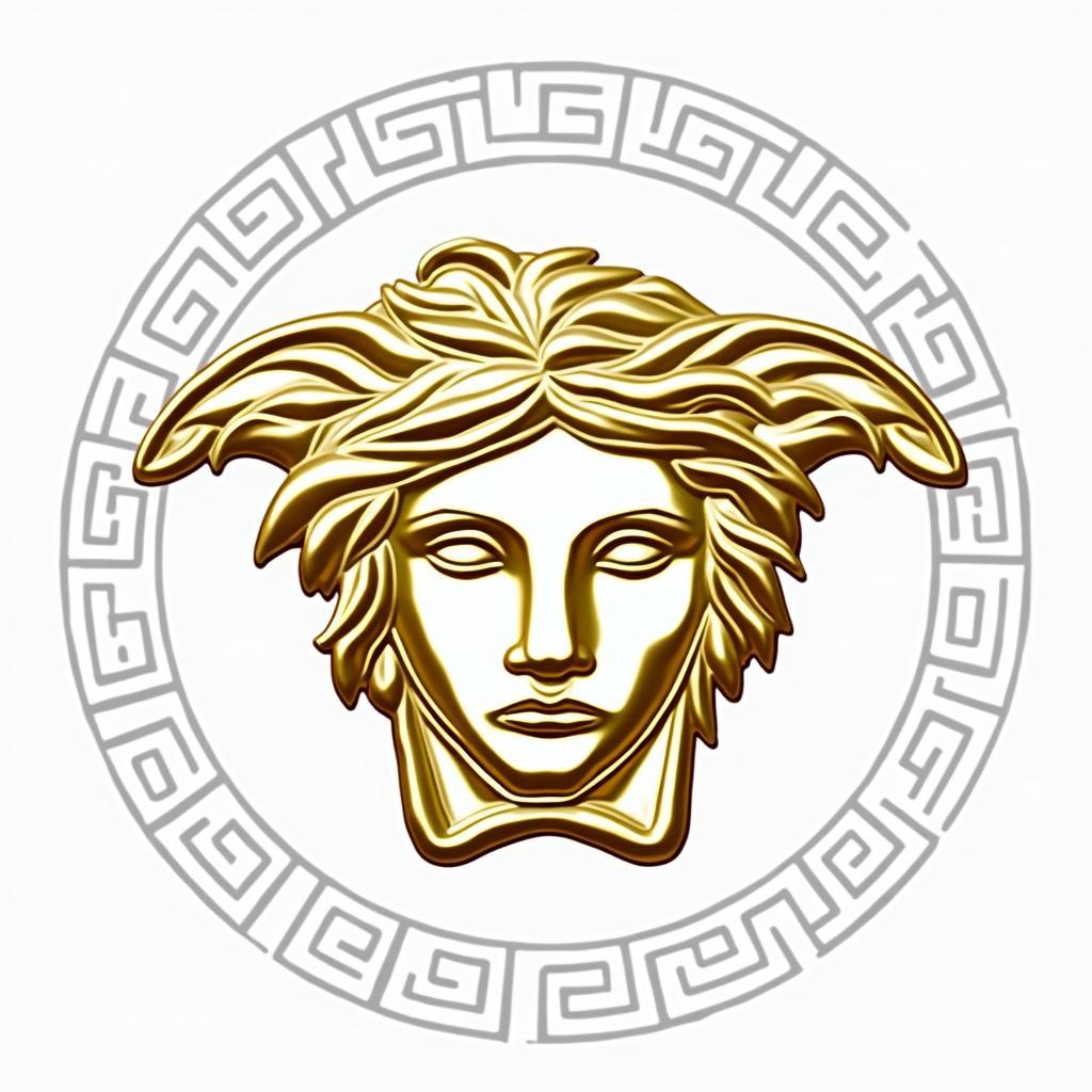 Versace Logo PNG Nền Trong Suốt Chất Lượng Cao