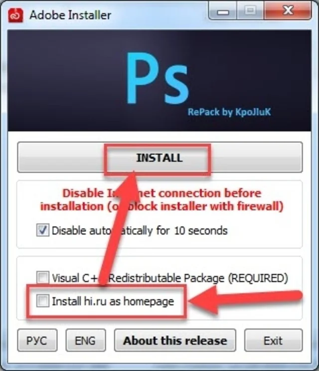cài đặt Photoshop CC 2018