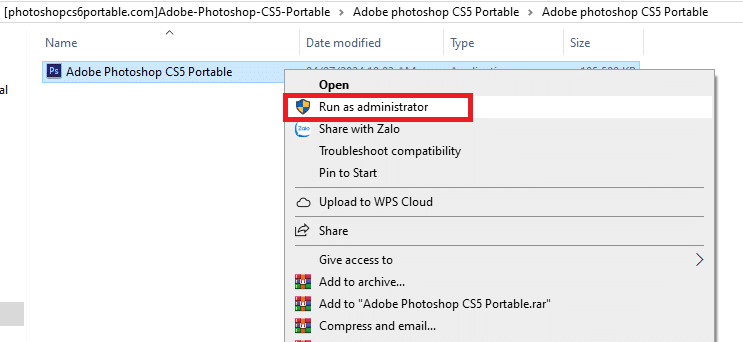 Hướng dẫn sử dụng Photoshop CS5 Portable
